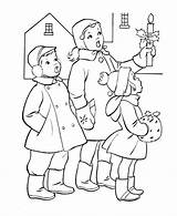 Christmas Coloring Pages Kid sketch template