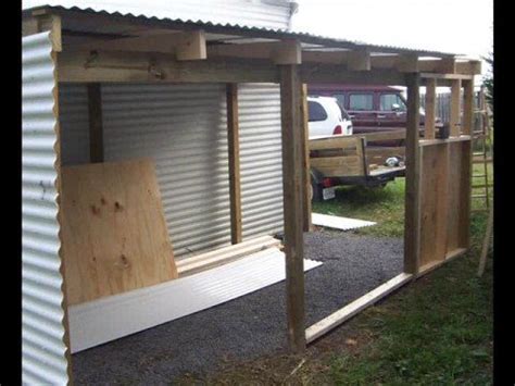 building  lean  shed youtube