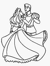 Princess Prince Dancing Coloring Disney Sketch Books Paintingvalley sketch template