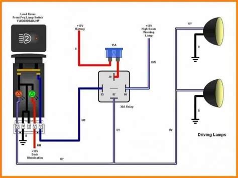 pin relay wiring diagram  lights