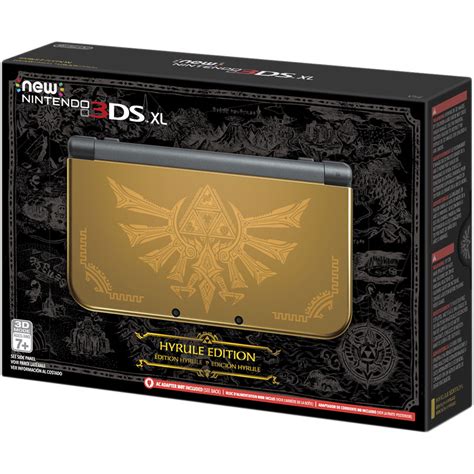 nintendo ds xl hyrule edition  version gold redsdcaa