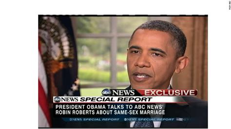 Obama Says He Supports Same Sex Marriage Cnn