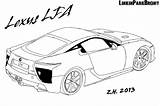 Pages Coloring Lykan Hypersport Lexus Lfa Lamborghini Template Ferrari Sports sketch template