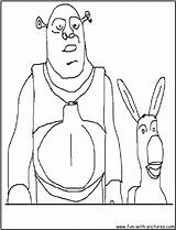 Coloring Shrek Pages Donkey Color Printable Page1 Fun Popular sketch template