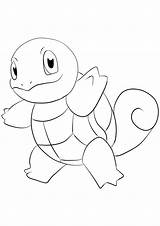 Squirtle Pokemon Coloring Pages Kids Generation Color Type Original Comments sketch template