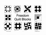 Quilt Patterns Railroad Underground Blocks Freedom Pattern Quilts Barn Quilting Meanings Templates History Shoofly Block Broken Did Wagon Template Tubman sketch template