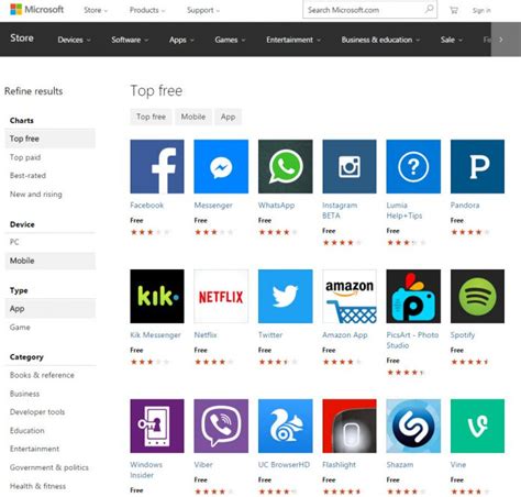 microsoft releases windows store trends app downloads     winbuzzer