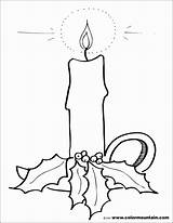 Birthday Coloring Candle Pages Happy Candles Getcolorings Color Getdrawings sketch template
