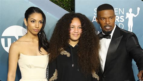 jamie foxx s daughter annalise at sag awards 11 year old looks grown