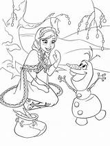 Coloring Frozen Pages Printable Print Cartoon sketch template