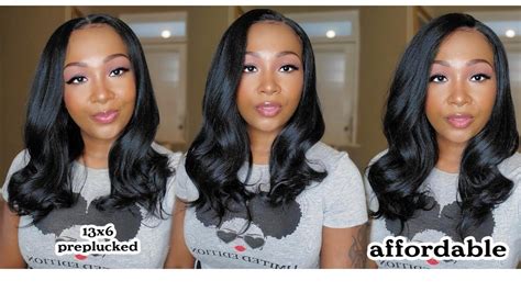 The Stylist Human Hair Blend 13x6 Invisible Lace Frontal Wig Destiny Ft