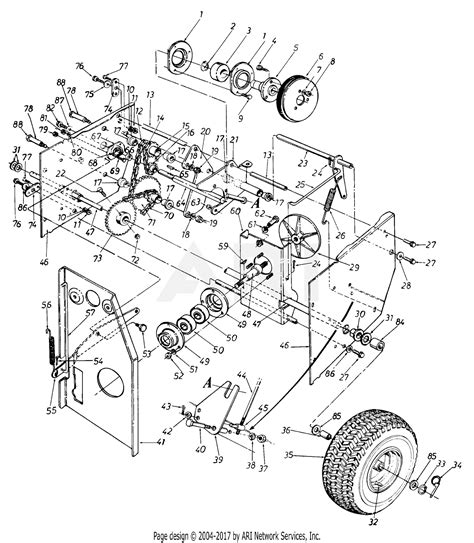 yard machine snowblower parts diagram