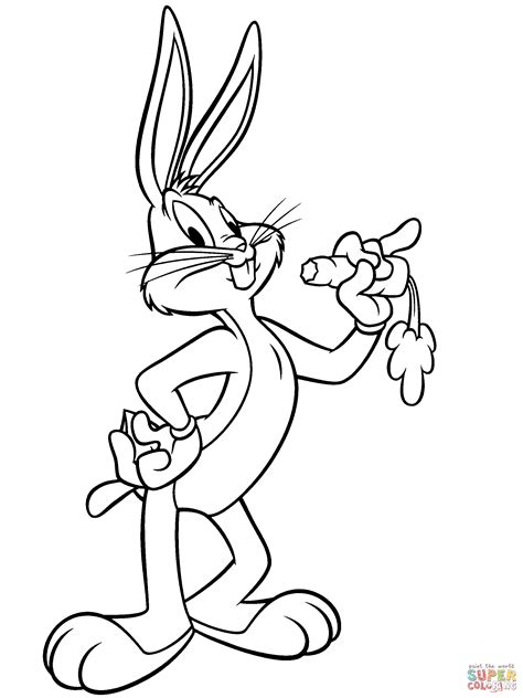 bugs bunny  lola bunny coloring pages coloring home