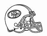 Helmet Coloring 49ers Pages San Football Nfl Francisco Drawing Logo Bryce Bay Helmets Green Patriots Printable Packers Rodgers Aaron Clipart sketch template