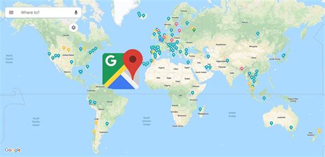 save  organise  favourite spots    world  google maps