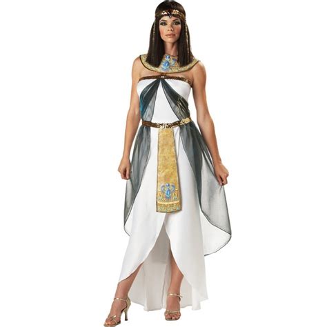 sexy women s sleeveless arab queen of egypt cleopatra costume fancy