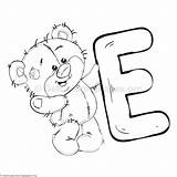 Coloring Teddy Bear Para Alphabet Pages Colorir Ursinho Getcoloringpages Letter Printable Em Salvo Páginas Natal sketch template