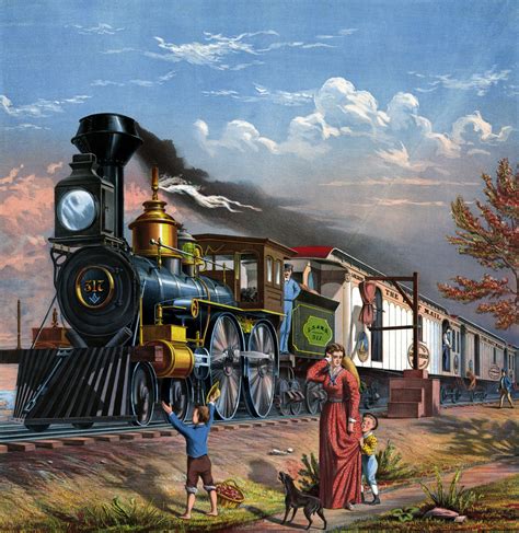mail train painting  stock photo public domain pictures