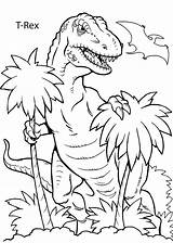 Jurassic Coloring Park Pages Dinosaurs Bubakids sketch template