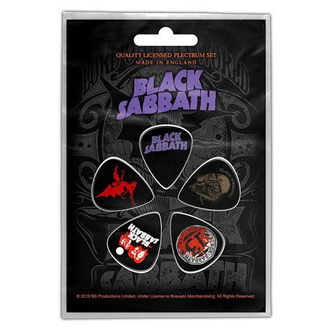 uñetas black sabbath logo