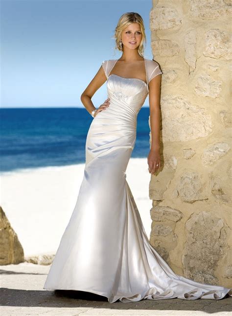 Beach Wedding Dress White Elegant Color For Women