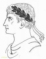 Augustus Caesar Revealing Julius sketch template