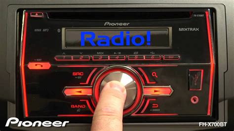 radio review pioneer fh xbt head unit youtube
