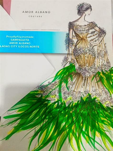 Filipino Made National Costume And Evening Gown For Miss Philippines