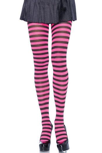 Nylon Striped Tights Spicy Lingerie