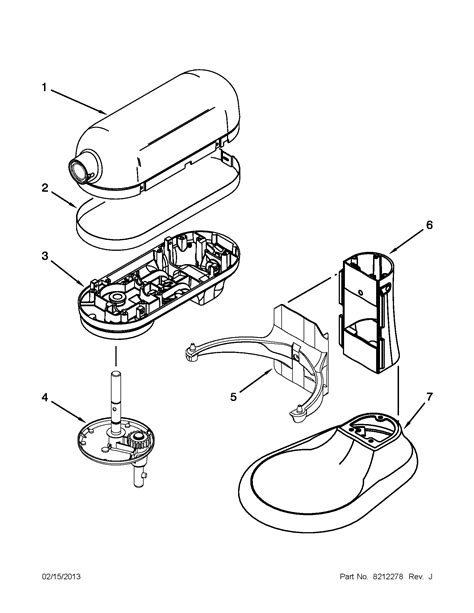 kitchenaid  qt mixer parts diagram review home