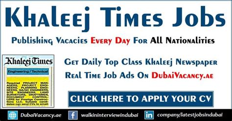 khaleej times jobs  dubai uae today updates feb
