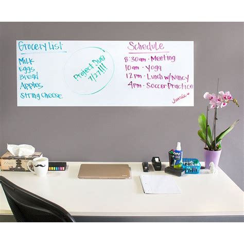 white board paper  pack peel  stick dry erase sheets