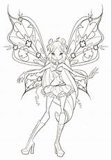 Winx Coloring Pages Club Fanpop sketch template