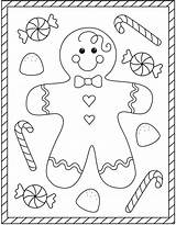 Colouring Gingerbread Cane Jengibre Theorganisedhousewife Colorear Wonder Claus Ausmalbild Lebkuchenmann sketch template