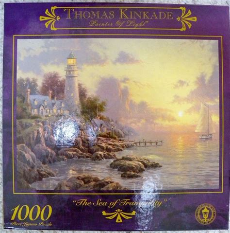 Thomas Kinkade Painters Of Light The Sea Of Tranquility 1000 Pc