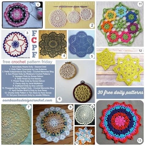 crochet doily patterns oombawka design crochet