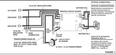 wiring diagram  nutone doorbell wiring draw