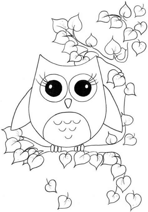 pin  teresa thomlinson roth  buho owl coloring pages coloring