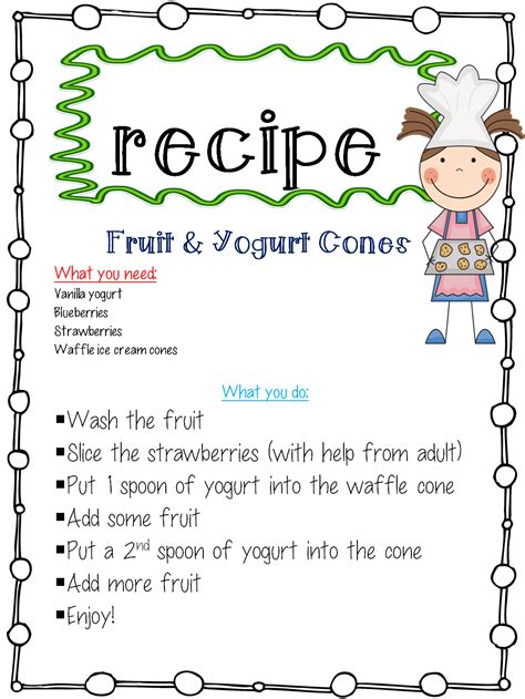 learning english   write  recipe