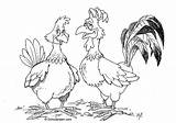 Gallina Gallo Hahn Haan Kip Henne Malvorlage Colorare Disegno Coq Poule Coloriage Tekening Kippen Pages Ausmalbilder Ausmalbild Pintadita Chicken Hen sketch template
