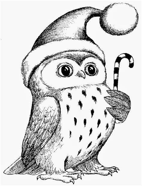 merry christmas coloring pages christmas coloring pages owls drawing