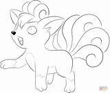 Vulpix Pokemon Coloring Pages Printable Gerbil Lilly Supercoloring Lineart Print Deviantart Color Prints Book Popular Choose Board Categories sketch template