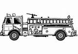 Colorare Pompieri Camion Fuoco Vigili sketch template