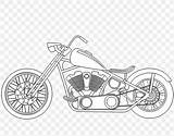 Chopper Motorcycle Harley Bike Motor Coloriage Motorcicle Malvorlage Coloriages Toppng Islamique Ausmalbilder Colorier Ausmalbild Pngwing sketch template