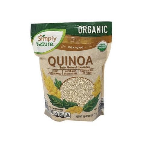 simply nature organic quinoa  oz  aldi instacart