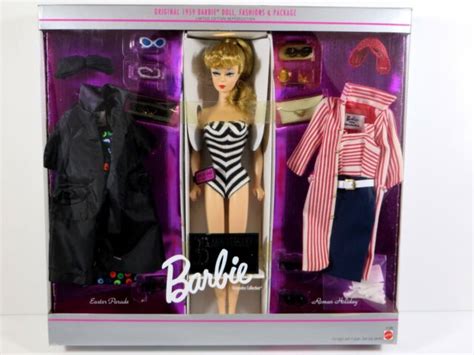 Nib Barbie Doll 1993 35th Anniversary Reproduction 11591 T Set Ebay