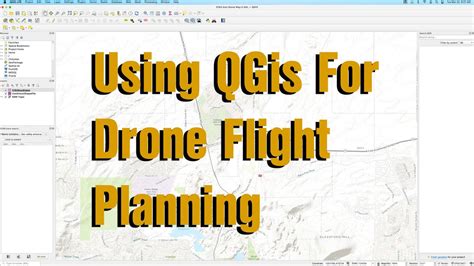 qgis  drone flight planning youtube