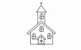 Church Drawing Draw Step Kids sketch template