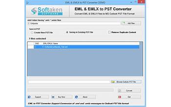 EML to PST Converter screenshot #0