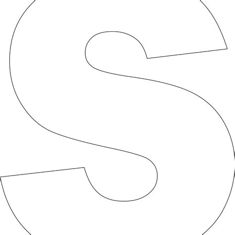 printable  case alphabet letter template